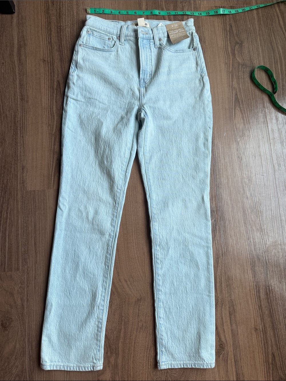 NWT Madewell Perfect Vintage Jean 26 Chestnut Wash